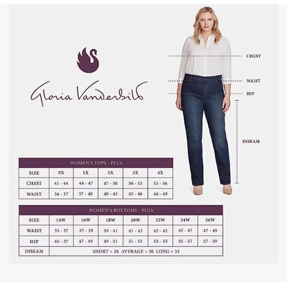 Gloria Vanderbilt 22W Average Amanda Essential Stretch Black Jeans - Picture 12 of 12